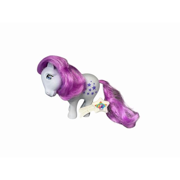 Hasbro Other - My Little Poiny 40th Anniversary Blue Belle Pony W/ Brush 2017 Hasbro